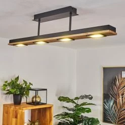 Hofstein Giresta Deckenleuchte LED Schwarz, 4-flammig 16 Hofstein Giresta Deckenleuchte LED Schwarz, 4-flammig -Bürolampen Verkäufe giresta deckenleuchte h3436691 6