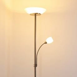 Hofstein Gismaro Stehleuchte Nickel-Matt, 3-flammig -Bürolampen Verkäufe gismaro stehleuchte h3358054 13