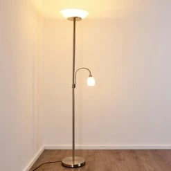 Hofstein Gismaro Stehleuchte Nickel-Matt, 3-flammig -Bürolampen Verkäufe gismaro stehleuchte h3358054 15