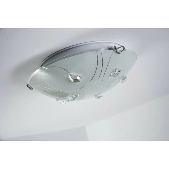 Globo ALIVIA Deckenleuchte Chrom, 2-flammig 4 Globo ALIVIA Deckenleuchte Chrom, 2-flammig – Bild 4