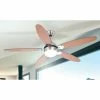 Globo AZURA Ventilator Nickel-Matt, Chrom, Edelstahl, 1-flammig