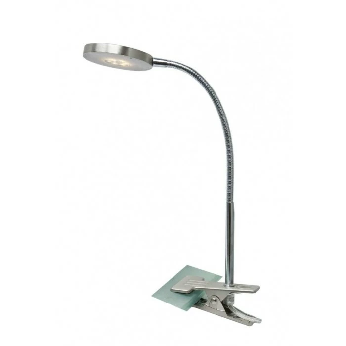 GLOBO DENIZ Klemmleuchte LED Nickel-Matt, Chrom, 1-flammig 1 GLOBO DENIZ Klemmleuchte LED Nickel-Matt, Chrom, 1-flammig