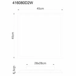Globo DORO LED Panel Holz hell, 1-flammig -Bürolampen Verkäufe globo doro led panel 416080d2w 5