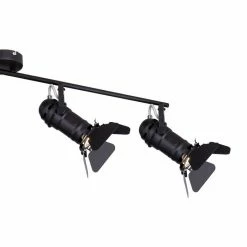 Globo EGON Strahler Schwarz, 4-flammig 9 Globo EGON Strahler Schwarz, 4-flammig -Bürolampen Verkäufe globo egon strahler 54650 4b 4