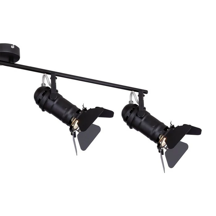 Globo EGON Strahler Schwarz, 4-flammig 5 Globo EGON Strahler Schwarz, 4-flammig – Bild 5