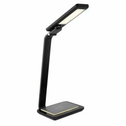 Globo HEKLA Tischleuchte LED Schwarz, 1-flammig -Bürolampen Verkäufe globo hekla tischleuchte 58339swc 8