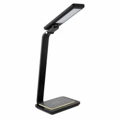 Globo HEKLA Tischleuchte LED Schwarz, 1-flammig -Bürolampen Verkäufe globo hekla tischleuchte 58339swc 9