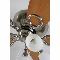 Globo JERRY Ventilator Nickel-Matt, Chrom, Edelstahl, 5-flammig -Bürolampen Verkäufe globo jerry ventilator 337 do1 23