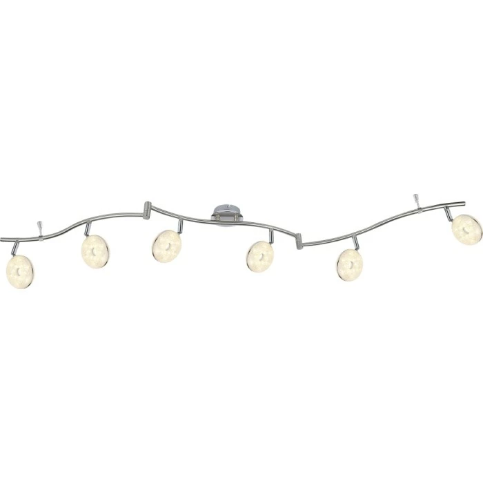 Globo LAILA Deckenleuchte LED Nickel-Matt, 6-flammig 2 Globo LAILA Deckenleuchte LED Nickel-Matt, 6-flammig – Bild 2