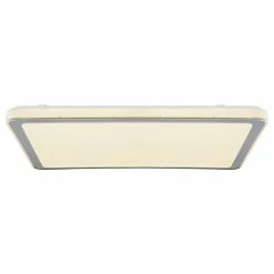 Globo LANZO Deckenleuchte LED Weiß, 1-flammig -Bürolampen Verkäufe globo lanzo deckenleuchte 48284 80 3