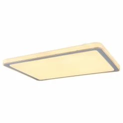 Globo LANZO Deckenleuchte LED Weiß, 1-flammig -Bürolampen Verkäufe globo lanzo deckenleuchte 48284 80 7