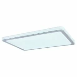 Globo LANZO Deckenleuchte LED Weiß, 1-flammig -Bürolampen Verkäufe globo lanzo deckenleuchte 48284 80 8