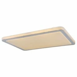 Globo LANZO Deckenleuchte LED Weiß, 1-flammig -Bürolampen Verkäufe globo lanzo deckenleuchte 48284 80 9