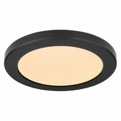 Globo LASSE Deckenleuchte LED Schwarz, 1-flammig -Bürolampen Verkäufe globo lasse deckenleuchte 12379 18b 4