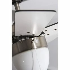 Globo MARVA Ventilator Nickel-Matt, Grau, Edelstahl, Weiß, 1-flammig -Bürolampen Verkäufe globo marva ventilator 332 do1 21