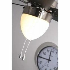 Globo MARVA Ventilator Nickel-Matt, Grau, Edelstahl, Weiß, 1-flammig -Bürolampen Verkäufe globo marva ventilator 332 do1 3