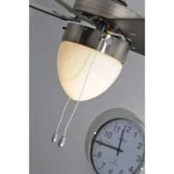 Globo MARVA Ventilator Nickel-Matt, Grau, Edelstahl, Weiß, 1-flammig -Bürolampen Verkäufe globo marva ventilator 332 do1 4