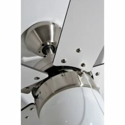 Globo MARVA Ventilator Nickel-Matt, Grau, Edelstahl, Weiß, 1-flammig -Bürolampen Verkäufe globo marva ventilator 332 do1 5
