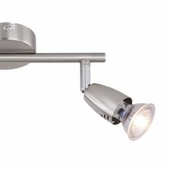 Globo PEDRESHA Strahler Nickel-Matt, 2-flammig -Bürolampen Verkäufe globo pedresha strahler 57995 2 4