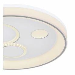 Globo ROBA Deckenleuchte LED Weiß, 1-flammig, Fernbedienung -Bürolampen Verkäufe globo roba deckenleuchte 48423 36 3