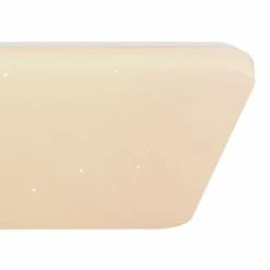 Globo SAJAMA I Deckenleuchte LED Weiß, 1-flammig, Fernbedienung -Bürolampen Verkäufe globo sajama i deckenleuchte 41348 30sqsh 4