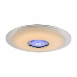 Globo TUNE Deckenleuchte LED Weiß, 2-flammig, Fernbedienung, Farbwechsler -Bürolampen Verkäufe globo tune deckenleuchte 41341 36 18