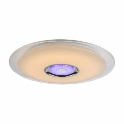 Globo TUNE Deckenleuchte LED Weiß, 2-flammig, Fernbedienung, Farbwechsler -Bürolampen Verkäufe globo tune deckenleuchte 41341 36 20