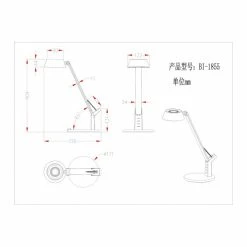 Globo URSINO Tischleuchte LED Schwarz, 1-flammig 15 Globo URSINO Tischleuchte LED Schwarz, 1-flammig -Bürolampen Verkäufe globo ursino tischleuchte 58422b 7