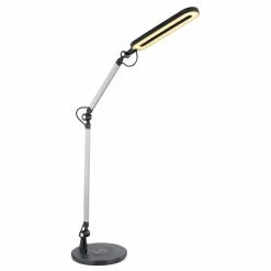 Globo URSINO Tischleuchte LED Schwarz, 1-flammig -Bürolampen Verkäufe globo ursino tischleuchte 58424 3