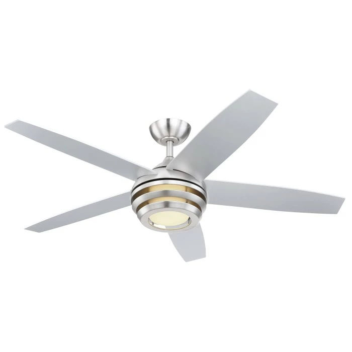 Globo VIVIANA Deckenventilator LED Nickel-Matt, 1-flammig, Fernbedienung 1 Globo VIVIANA Deckenventilator LED Nickel-Matt, 1-flammig, Fernbedienung