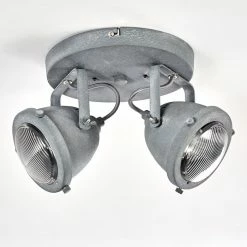 Hofstein Glostrup Deckenleuchte LED Grau, 2-flammig -Bürolampen Verkäufe glostrup deckenleuchte h3293904 do1 19