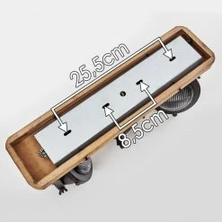 Hofstein Glostrup Deckenleuchte Edelstahl, Braun, 3-flammig -Bürolampen Verkäufe glostrup deckenleuchte h3335734 do1 17