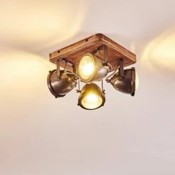 Hofstein Glostrup Deckenleuchte Edelstahl, Braun, 4-flammig 31 Hofstein Glostrup Deckenleuchte Edelstahl, Braun, 4-flammig -Bürolampen Verkäufe glostrup deckenleuchte h3335758 do1 13