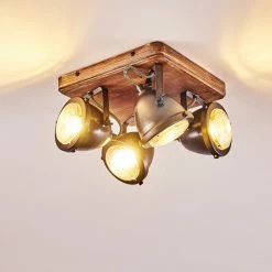 Hofstein Glostrup Deckenleuchte Edelstahl, Braun, 4-flammig 26 Hofstein Glostrup Deckenleuchte Edelstahl, Braun, 4-flammig -Bürolampen Verkäufe glostrup deckenleuchte h3335758 do1 8