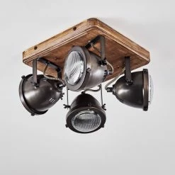 Hofstein Glostrup Deckenleuchte Edelstahl, Braun, 4-flammig 27 Hofstein Glostrup Deckenleuchte Edelstahl, Braun, 4-flammig -Bürolampen Verkäufe glostrup deckenleuchte h3335758 do1 9