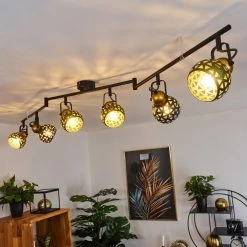 Hofstein Gomsrud Deckenleuchte Schwarz, 6-flammig -Bürolampen Verkäufe gomsrud deckenleuchte h3434666 8