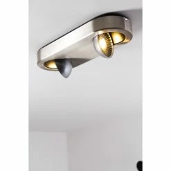 Hofstein Granada Deckenleuchte LED Nickel-Matt, 2-flammig 39 Hofstein Granada Deckenleuchte LED Nickel-Matt, 2-flammig -Bürolampen Verkäufe granada deckenleuchte h3002278 12