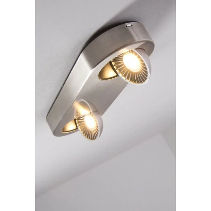 Hofstein Granada Deckenleuchte LED Nickel-Matt, 2-flammig 22 Hofstein Granada Deckenleuchte LED Nickel-Matt, 2-flammig – Bild 22