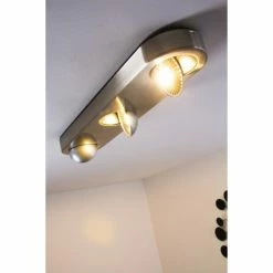 Hofstein Granada Deckenleuchte LED Nickel-Matt, 3-flammig -Bürolampen Verkäufe granada deckenleuchte h3002285 11