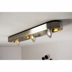 Hofstein Granada Deckenleuchte LED Nickel-Matt, 3-flammig -Bürolampen Verkäufe granada deckenleuchte h3002285 8