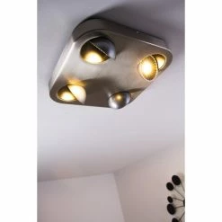 Hofstein Granada Deckenleuchte LED Nickel-Matt, 4-flammig -Bürolampen Verkäufe granada deckenleuchte h3002292 11