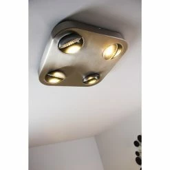 Hofstein Granada Deckenleuchte LED Nickel-Matt, 4-flammig -Bürolampen Verkäufe granada deckenleuchte h3002292 12