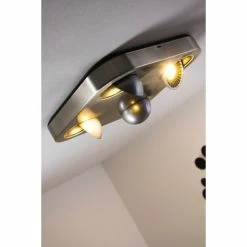Hofstein Granada Deckenleuchte LED Nickel-Matt, 4-flammig -Bürolampen Verkäufe granada deckenleuchte h3002292 15