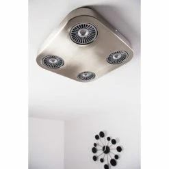 Hofstein Granada Deckenleuchte LED Nickel-Matt, 4-flammig -Bürolampen Verkäufe granada deckenleuchte h3002292 22