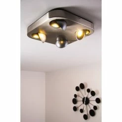 Hofstein Granada Deckenleuchte LED Nickel-Matt, 4-flammig -Bürolampen Verkäufe granada deckenleuchte h3002292 9