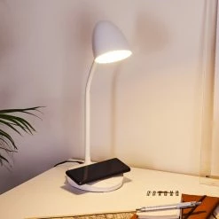 Hofstein Grenoble Tischleuchte LED Weiß, 1-flammig -Bürolampen Verkäufe grenoble tischleuchte h3371763 15