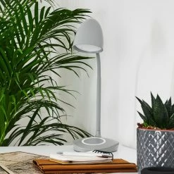 Hofstein Grenoble Tischleuchte LED Grau, 1-flammig -Bürolampen Verkäufe grenoble tischleuchte h3371787 12