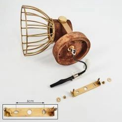 Hofstein Grunnfjord Deckenleuchte Gold, Holz dunkel, 1-flammig 16 Hofstein Grunnfjord Deckenleuchte Gold, Holz dunkel, 1-flammig -Bürolampen Verkäufe grunnfjord deckenleuchte h3442456 4