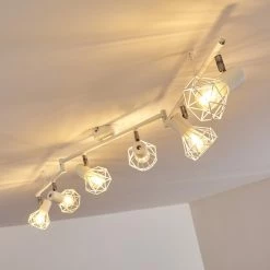 Hofstein Gullspang Deckenleuchte Weiß, 6-flammig -Bürolampen Verkäufe gullspang deckenleuchte h3348710 3