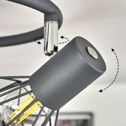 Hofstein Gullspang Deckenleuchte Chrom, Anthrazit, 3-flammig 15 Hofstein Gullspang Deckenleuchte Chrom, Anthrazit, 3-flammig -Bürolampen Verkäufe gullspang deckenleuchte h3388174 5